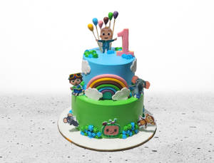 Order Cocomelon 2 Tier Cake Online