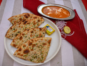 Veg Keema Naan ( With Gravy)