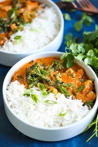 Chicken Thai Red Curry Rice Bowl