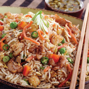 Mixed Fried Rice (egg, Shrimp And Crunchy Fish Fry)