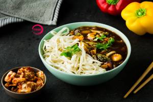 Steamed Noodles + Minced Vegetables Black Bean Sauce