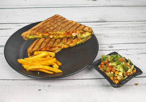 Veggie Aloo Masala Bombay Style Sandwich