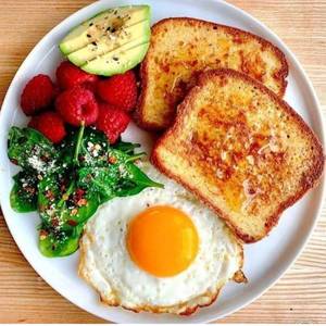 Half Fry Omelette With [2 Bread]