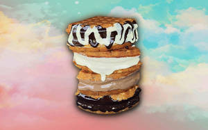 4 Belgian Chocolate Waffles