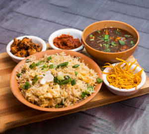 Rice With Manchurian Ball 