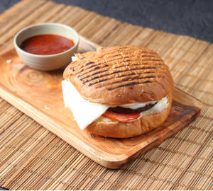 Chicken Shawarma Double Cheese Burger