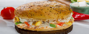 Burger Pizza - Premium Veg