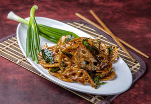 Lotus Stem Honey Chilly