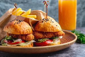 Tandoori Chicken Tikka Burger