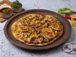 Chilli Garlic Spicy Chicken Pizza