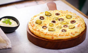 Jalapenos & Olives Pizza