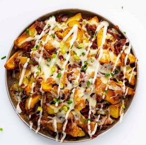 Cheese peri peri french fries first impressions starters