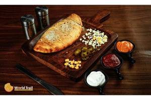 Mushroom Stuffed Garlic Bread