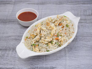 Egg Fried Rice (Serves 1)