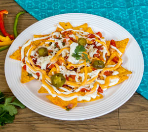 Cheese Loaded Nachos Chaat