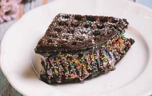 Choco Waffle with Butterscotch