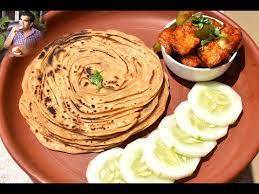 Paneer Chilli With Laccha Paratha