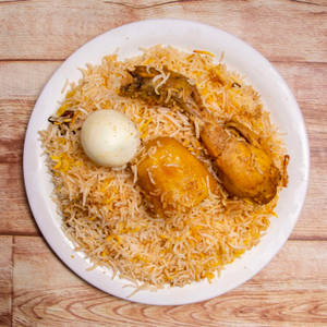 Kolkata Dum Chicken Egg Biryani