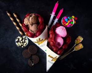 Red Velvet Bubble Waffle