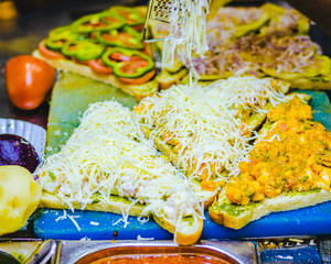 Veg Makhani Grill Sandwich