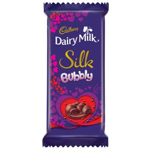 Cadbury Dairy Milk Silk Bubbly Valentine Chocolate Bar (120 Gms)