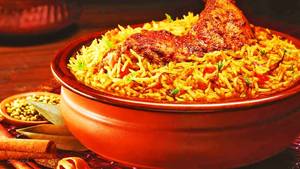 Hyderabadi Mutton Dum Biryani Full (4pcs)