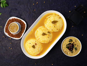 Sambar Idly [4 Pcs]