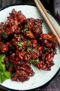 Manchurian chicken dry