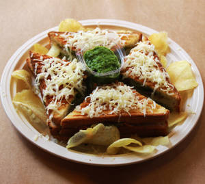 Vegetable Cheese Grill Sandwich