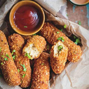 Crispy Cheesy Potato Cigars