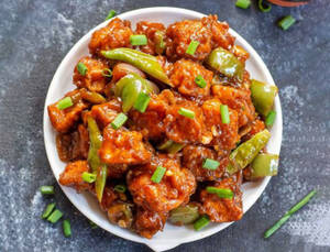 Coated Paneer Chilly