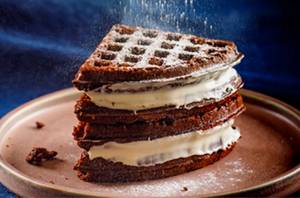 Buy 1 Dark Chocolate Waffle Get Your Free Delight