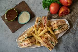 Veg Club Sandwich