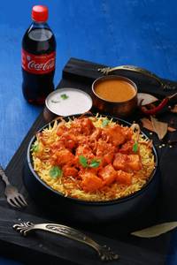 Paneer Special Biryani With Soft Drink