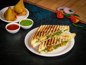 Samosa Toast Sandwich