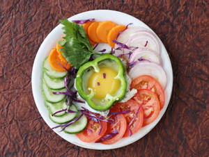 Egg Capsicum Salad 