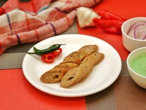 Chicken Hariyali Seekh Kebab