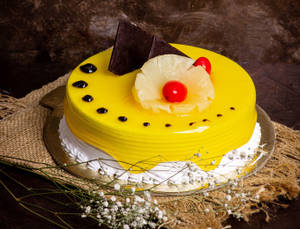 Eggless Pineapple Cake (500 gms)
