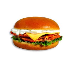 Peri Peri Fried Chicken Burger