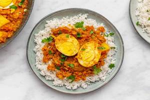 Egg Curry Rice Bowl