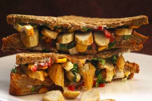Chicken Sausage Sandwich
