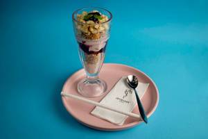 Muesli, Nuts & Yogurt Parfait