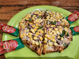 Chessy Corn Pizza