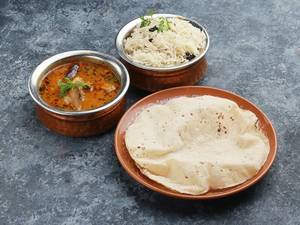 Mini Mutton Dalcha + Mini Bagara Rice + Phulka
