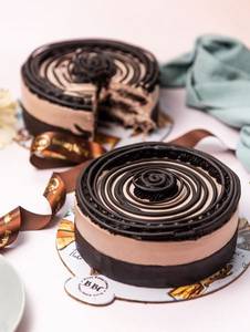 Eggless Dark Chocolate Mousse Cake (500g)