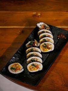Spicy Fish Cake Kimbap