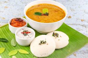 Idli Sambar [2 Pieces]