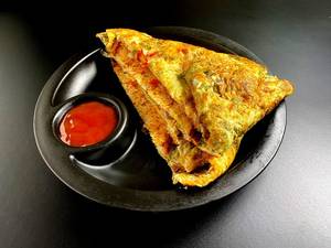 Exotic Veggies Bread Omelette [3 Eggs]