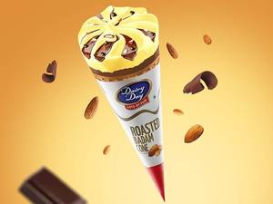 Sr. Roasted Badam Ice Cream Cone 120ml
