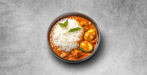 Egg Curry With Rice